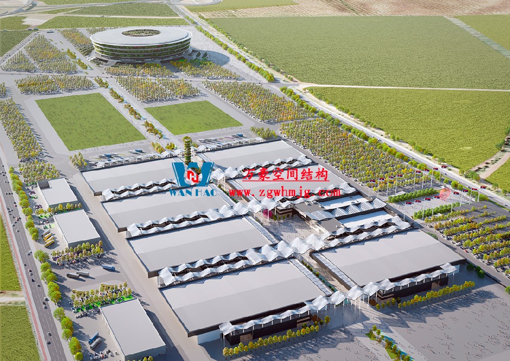 塞爾維亞會(huì)展中心ETFE膜結(jié)構(gòu)